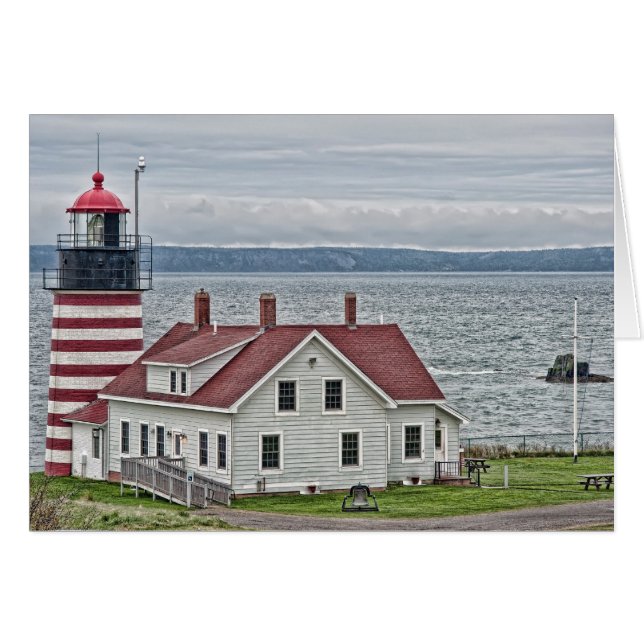 Carte West Quoddy Head Lighthouse (Devant horizontal)