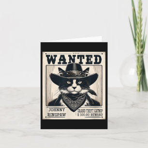 Carte Western Cat Cowboy Muchshot Recherché