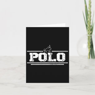 Carte Western Horse Polo Cadeaux Pratique Horsebac Vinta
