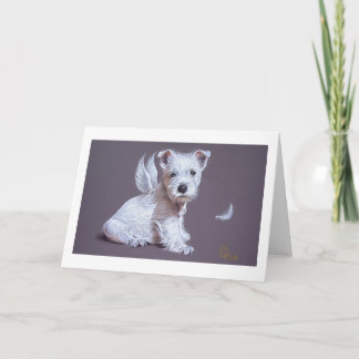 Carte Westie Angel