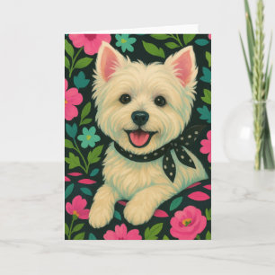 Carte Westie chic