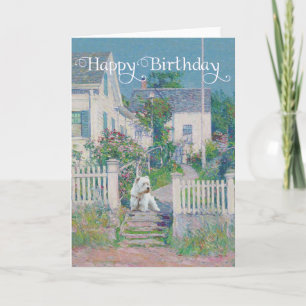 Carte Westie en garde