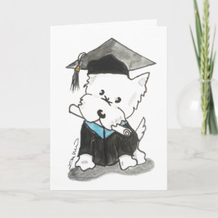Carte Westie Graduation
