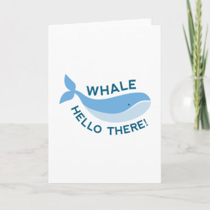 Carte Whale Bonjour Là !