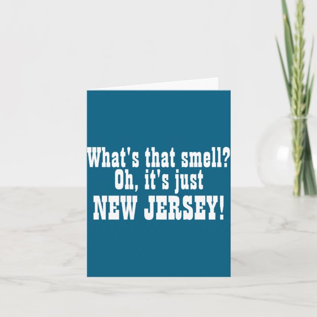 Carte Whats That Smell Oh Its Just New Jersey _1  (Devant)