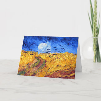 Carte Wheatfield with Crows, Van Gogh