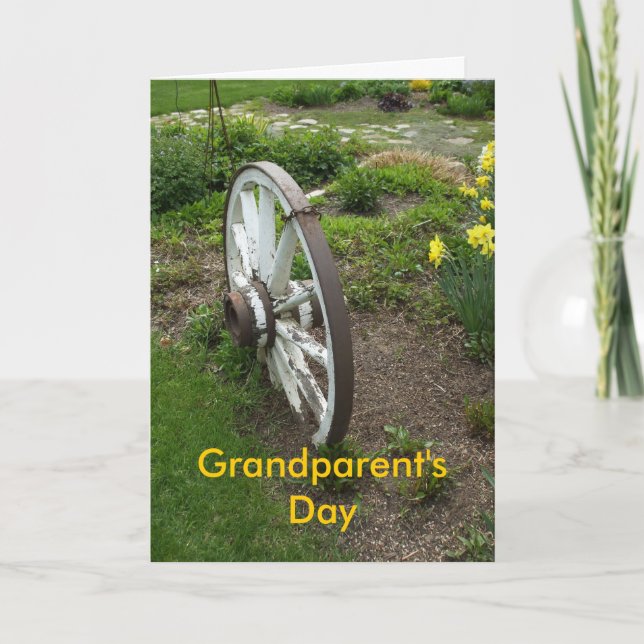 Carte Wheel Grandparent (Devant)