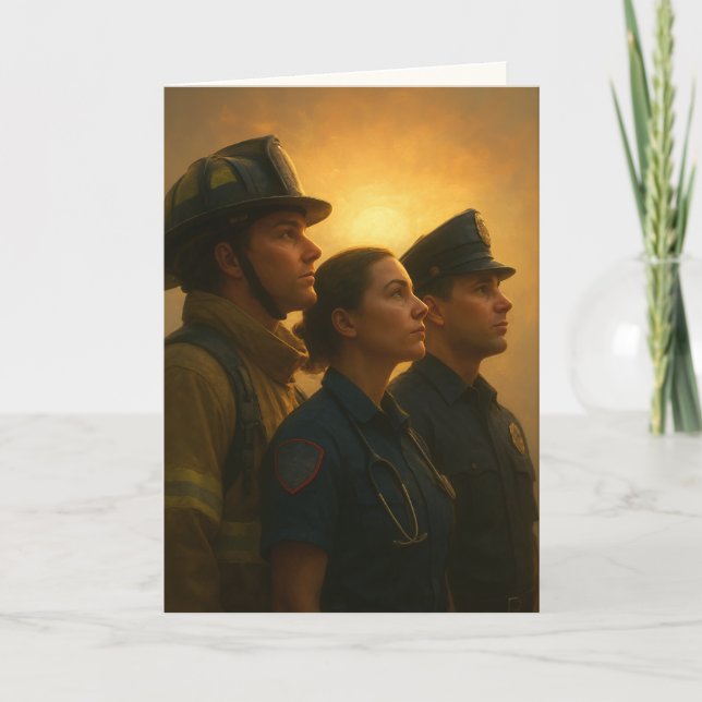 Carte "Where Courage Stands United" Sympathy (Devant)