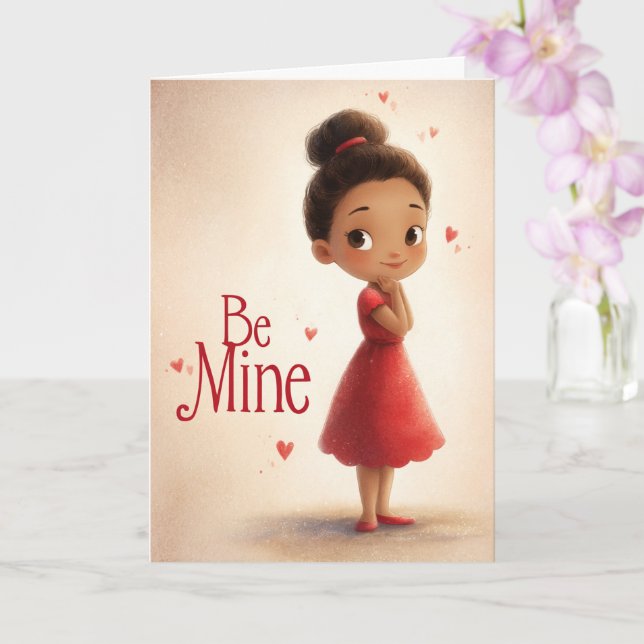 Carte Where My Heart Rests Valentine Card (Orchidée)