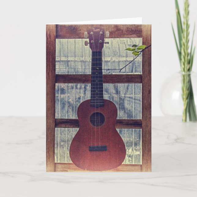 Carte While my guitar Gently Weeps (Devant)