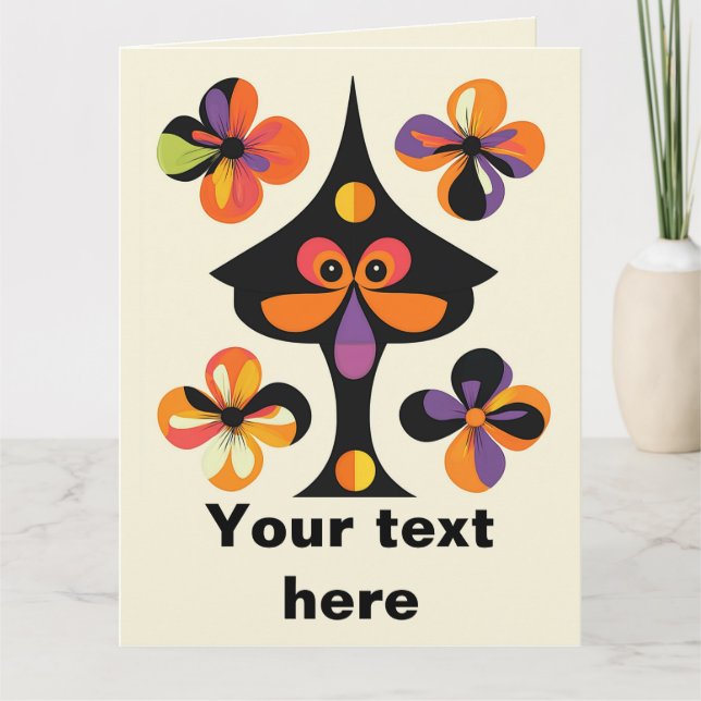 Carte Whimsal Fun Holiday Anniversaire (Devant)