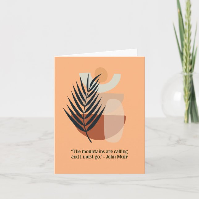 Carte Whimsical Boho Floral Blank Nature Lots (Devant)