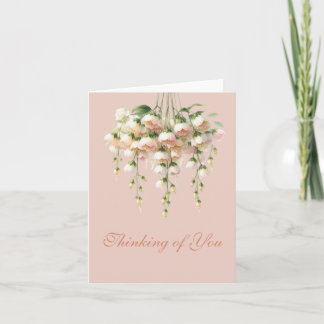 Carte Whimsical Hanging Flower Dance Penser à vous