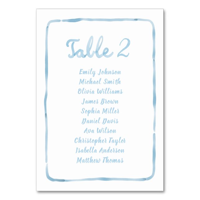 Carte Whimsical Simple Light Blue Seing (Par défaut)