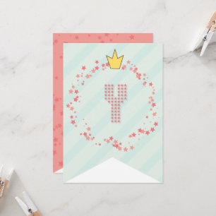 Carte Whimsical Sweet Fairy Princesse Fille Fête d'anniv