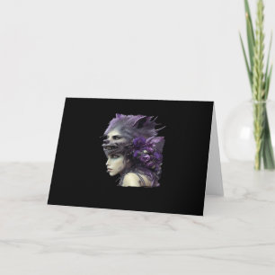 Carte Whimsigoth Drôle Design pour Halloween