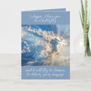 Carte Whisper I Love You to a Butterfly Sympathy