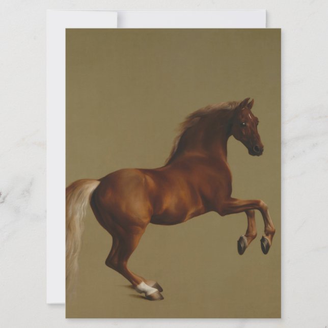 Carte Whistlejacket le Cheval (par George Stubbs) (Devant)