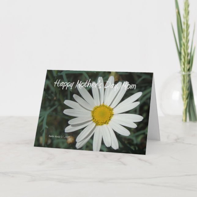 Carte White Daisy (Devant)