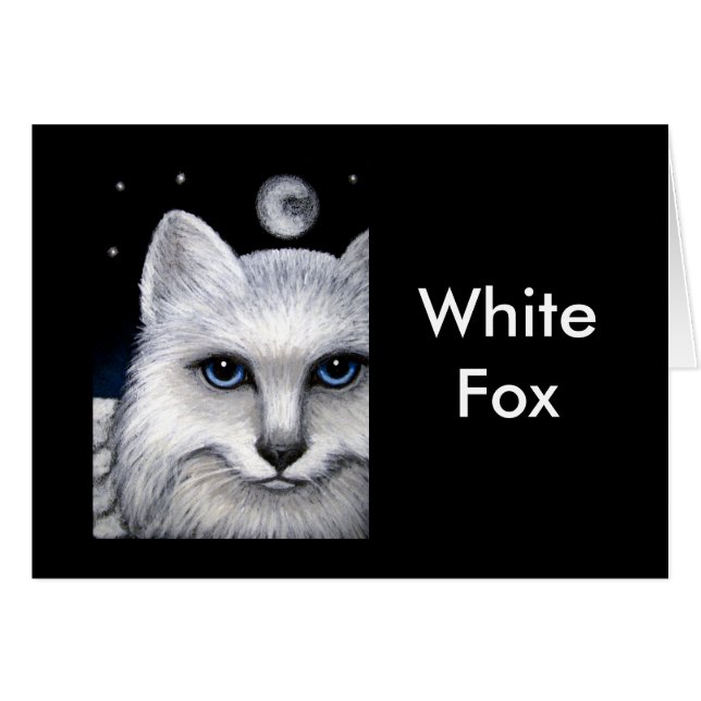 Carte WHITE FOX (Devant horizontal)