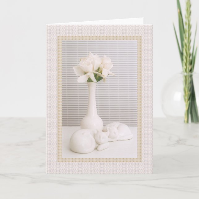 Carte White gardenias & friends (Devant)