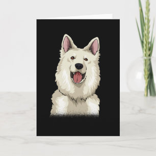 Carte White Swiss Shepherd Gift