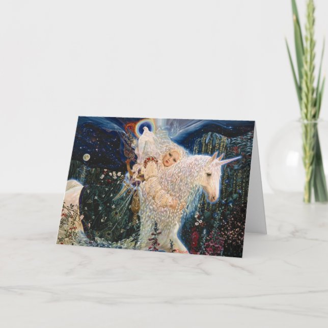 Carte White Wind - Messenger of Love par Elizabeth Kyle. (Devant)