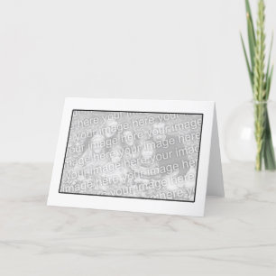 Carte White with Black Border (photo frame)