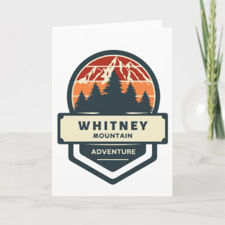 Carte Whitney mountain peak climbing and hiking