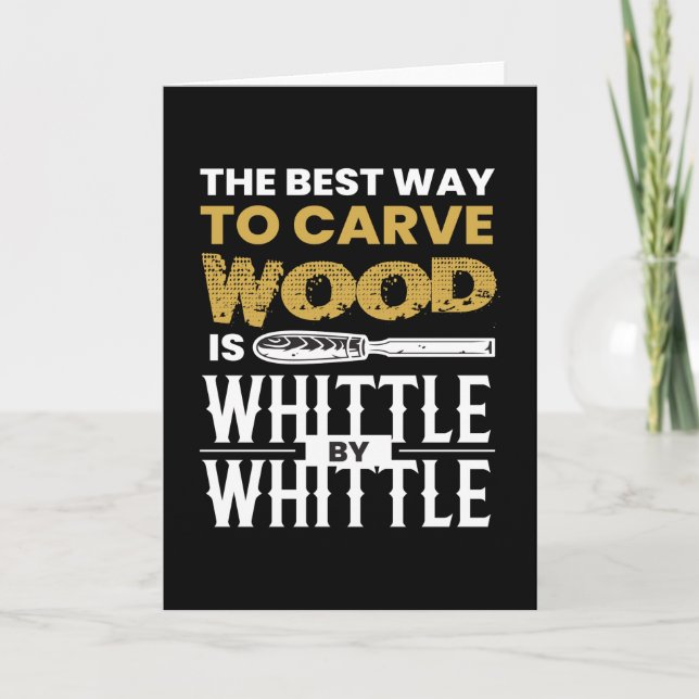 Carte Whittle By Whittle Wood Carving (Devant)
