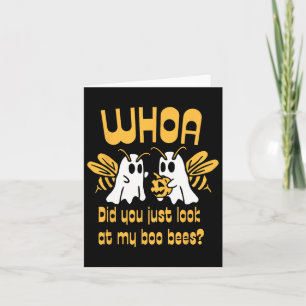 Carte Whoa avez-vous regardé mon Boo Bees Funny Hallow