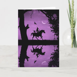 Carte Wicca Inspiré Joyeux Anniversaire sorcière et lico