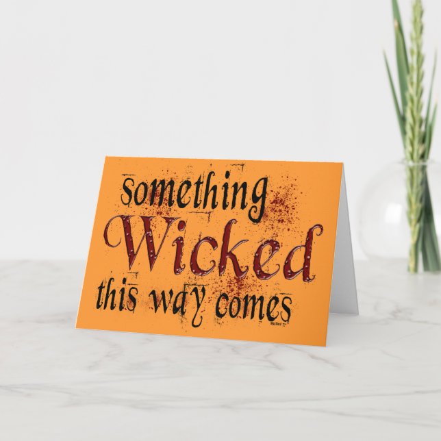 Carte Wicked (Devant)
