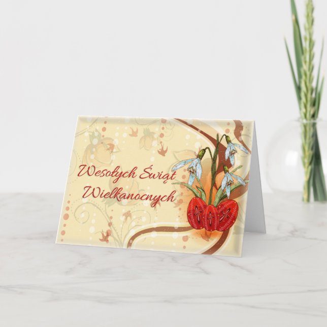 Carte Wielkanocna kartka z pozdrowien (Devant)
