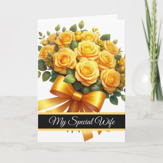 Carte Wife Birthday Card (Devant)