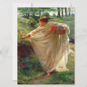 Carte Wild Blossoms (par Edward Poynter)