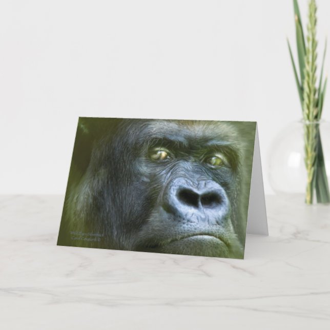 Carte Wild Eyes - Silverback ArtCard (Devant)