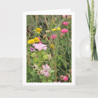 Carte Wild Flowers (Greeting Card)