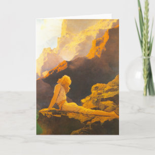 Carte "Wild Geese" par Maxfield Parrish