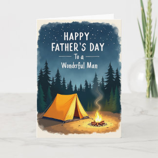 Carte Wilderness Fathers Day Night Card