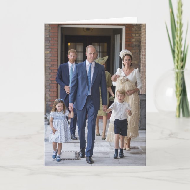 Carte William, Kate et les enfants (Devant)