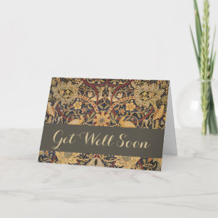 Carte William Morris Bullerswood Tapisserie Faux