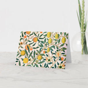 Carte William Morris Fruit Et Grenade