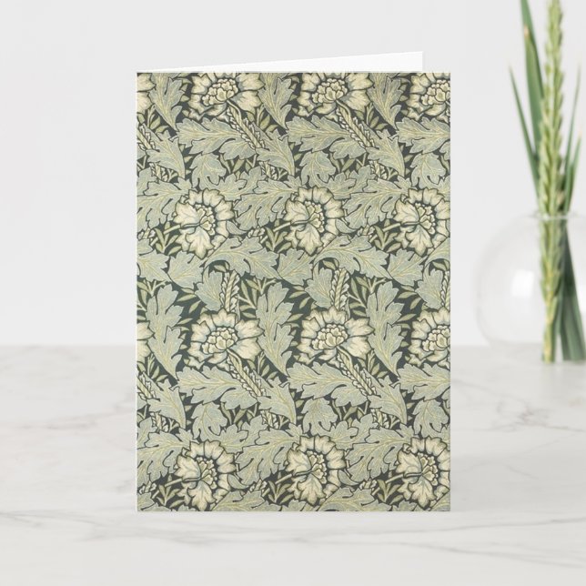 Carte William Morris Magnet d'art floral 18 (Devant)