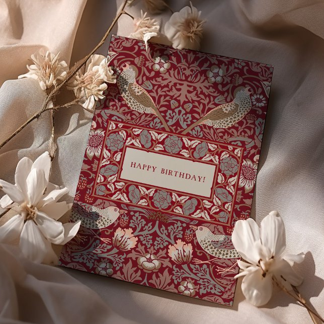 Carte William Morris Strawberry Thief (Créateur téléchargé)