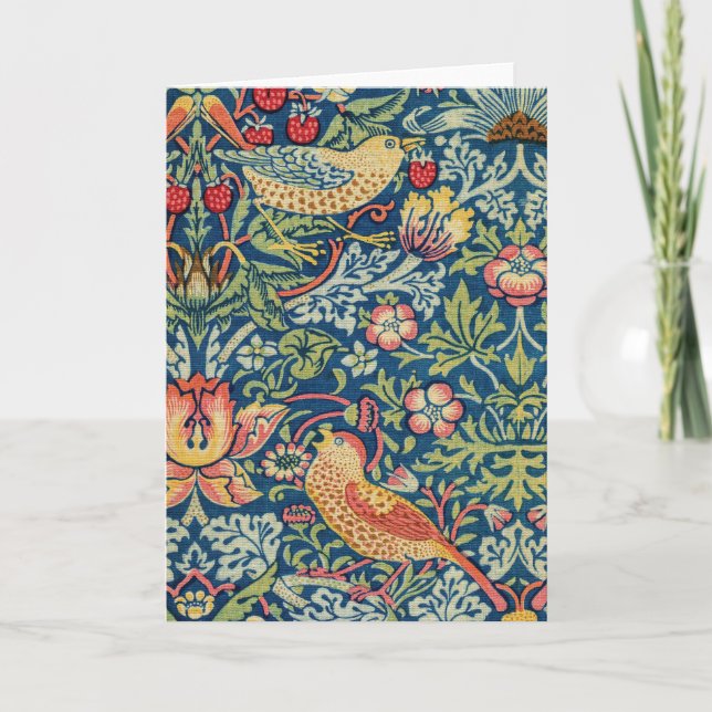 Carte William Morris - Thief aux fraises (Devant)