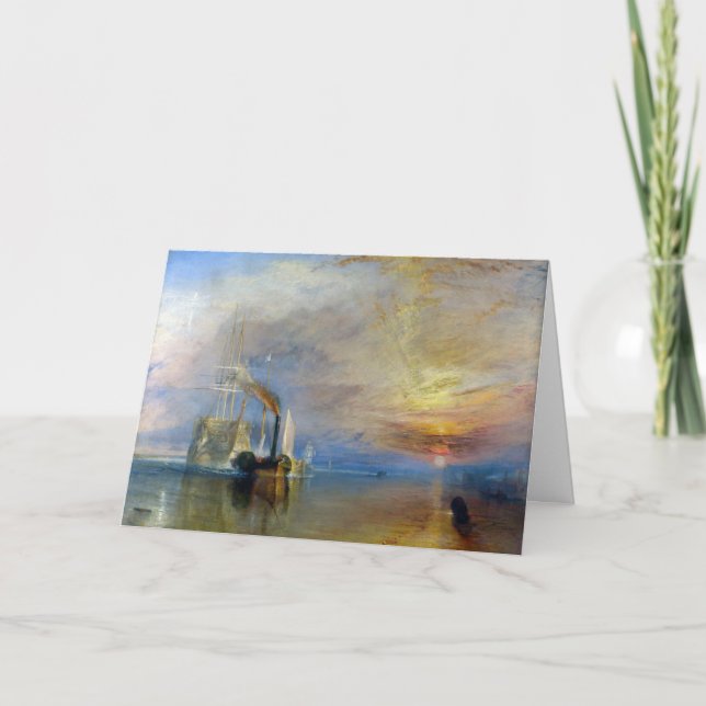 Carte William Turner - Le Temeraire de combat (Devant)