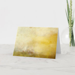 Carte william turner - sunrise with sea monsters