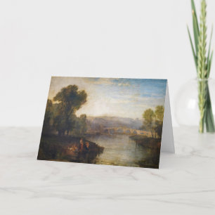 Carte William Turner - Vue sur Richmond Hill et le pont