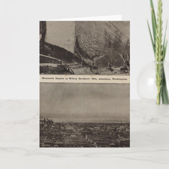 Carte Wilson Bros Mill Bird vue d'Aberdeen (Devant)
